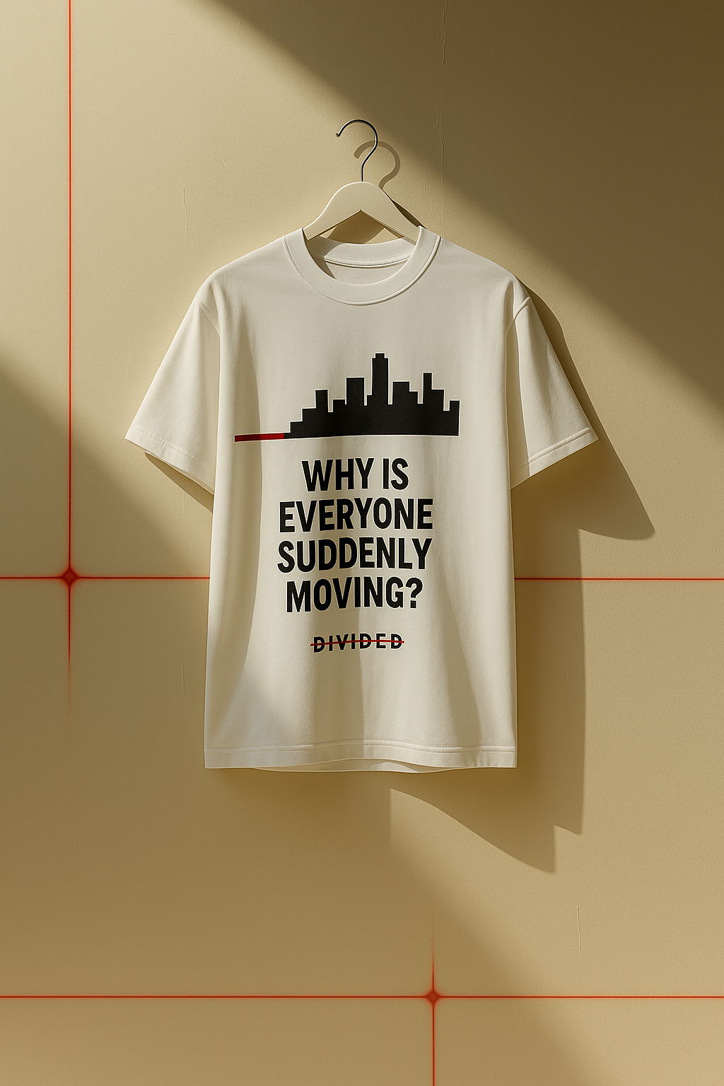 “WHY IS EVERYONE SUDDENLY MOVING?” Tee